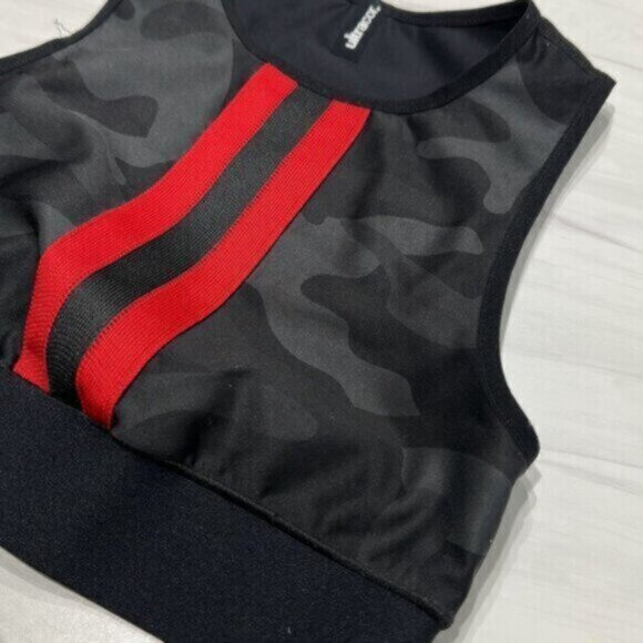 Ultracor Women's Black Camo Collegiate Nero Rogue Crop Top Size XS - Picture 5 of 9